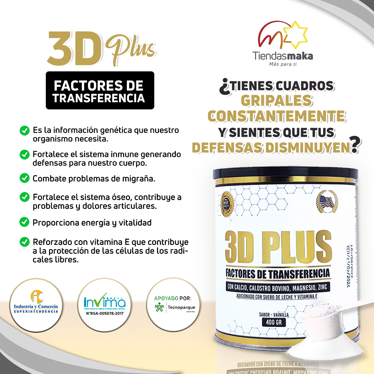 Miniatura 2 de Factores de Transferencia 3D PLUS